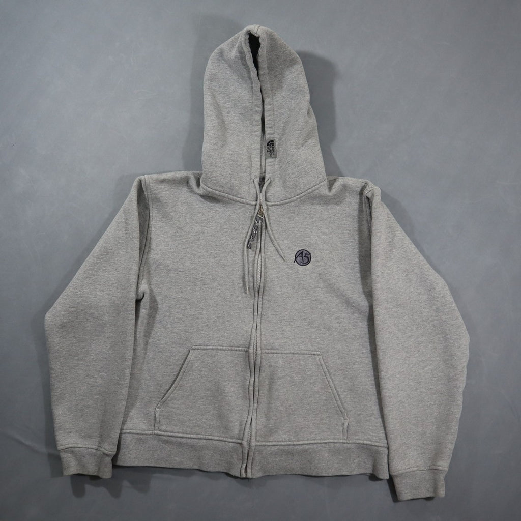 The North Face A5 Series Womens Full Zip Hoodie Sweatshirt Heather Grey L Y2K