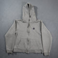 The North Face A5 Series Womens Full Zip Hoodie Sweatshirt Heather Grey L Y2K
