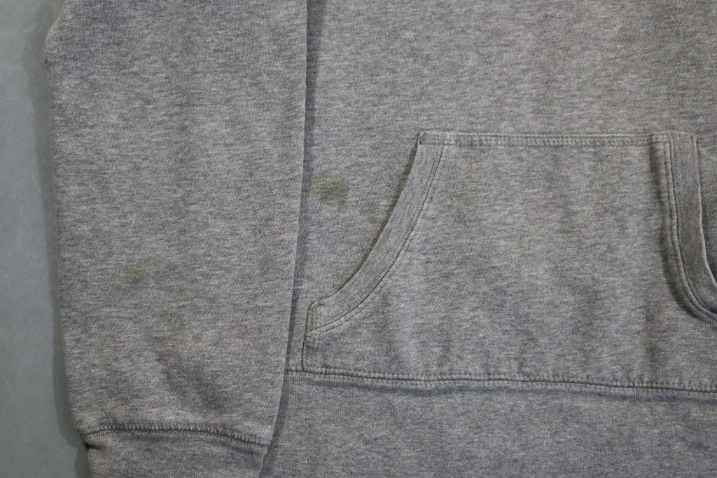 Aeropostale Hoodie Womens S Gray 87 Script Logo Pullover Sweatshirt Y2K 2000s