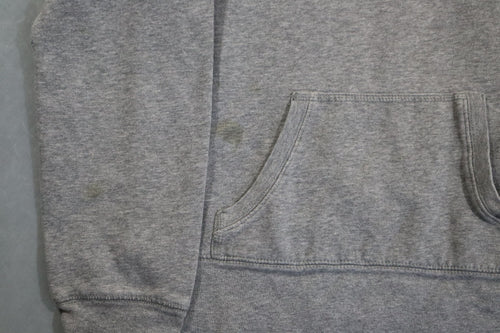 Aeropostale Hoodie Womens S Gray 87 Script Logo Pullover Sweatshirt Y2K 2000s