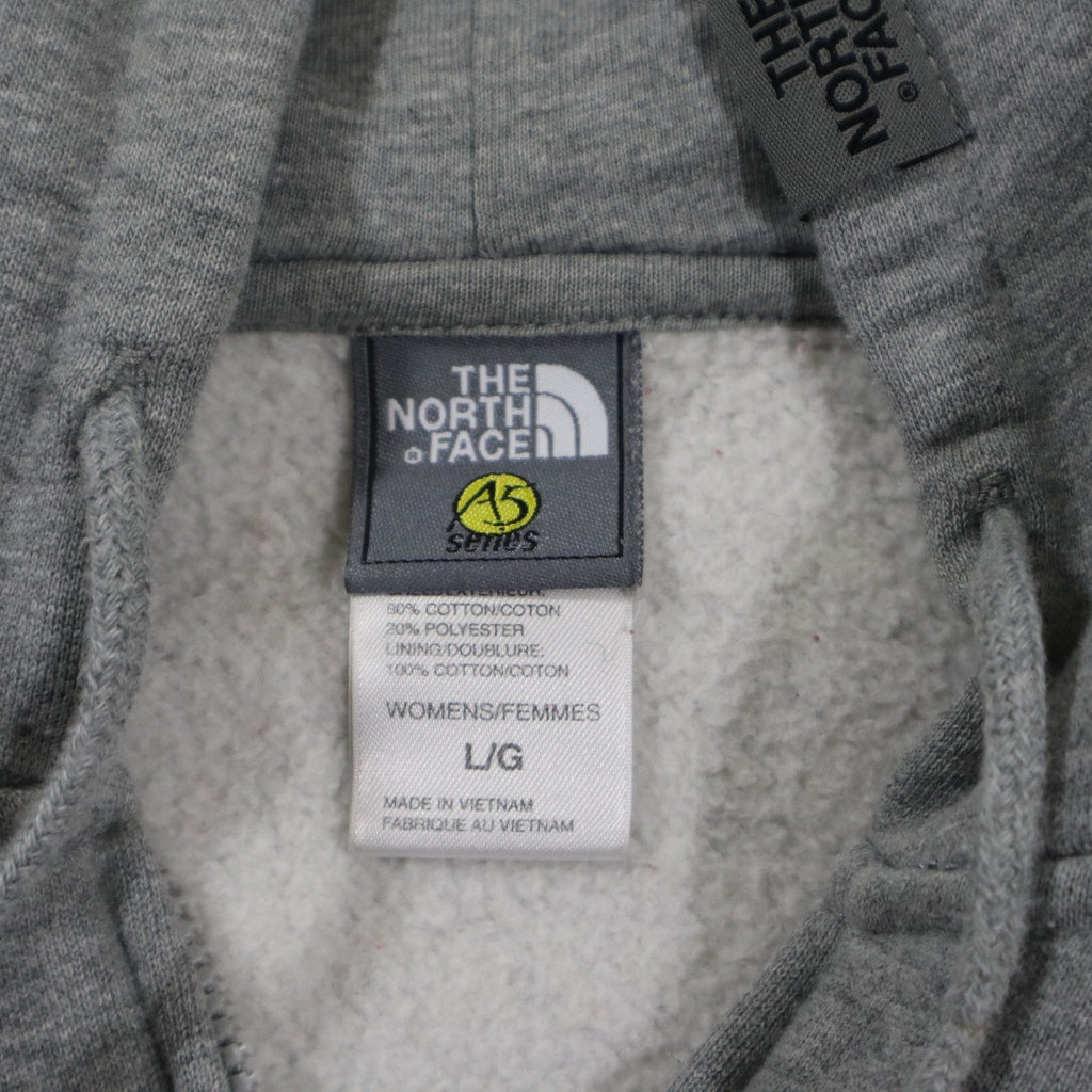 The North Face A5 Series Womens Full Zip Hoodie Sweatshirt Heather Grey L Y2K