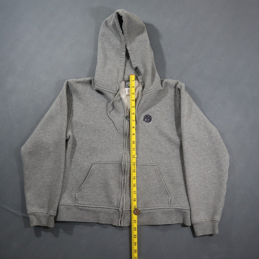 The North Face A5 Series Womens Full Zip Hoodie Sweatshirt Heather Grey L Y2K